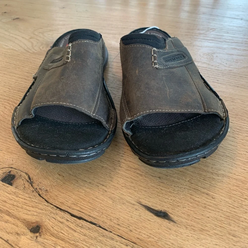 Rockport Rockier Sandal Lightweight Flexible Sandal Brown Men’s ‎ 8 Preloved